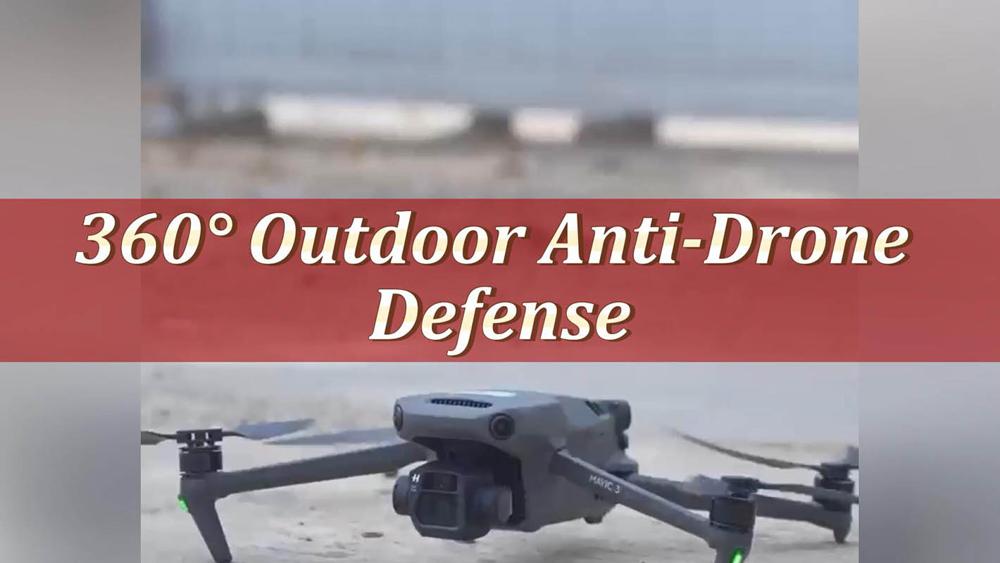 360° anti-droneverdediging buitenshuis