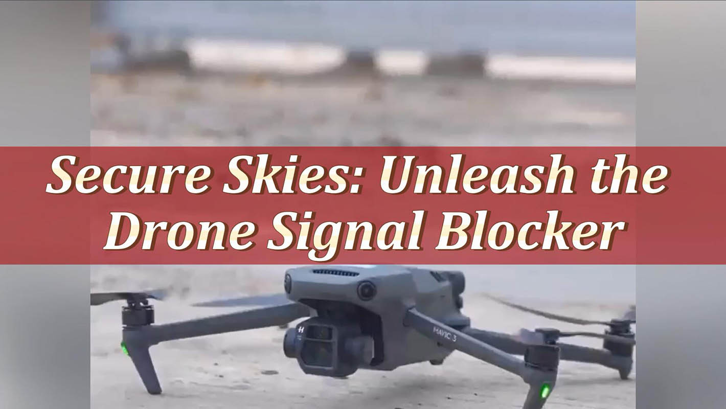 Veilige luchten Laat het drone-signaalblok los